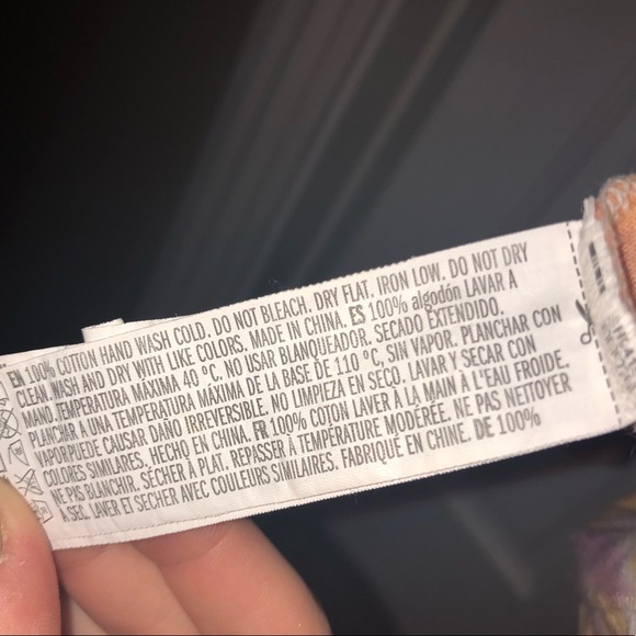 Tie Dye Off Shoulder Size Small Forever 21 T-Shirt - Picture 6 of 8